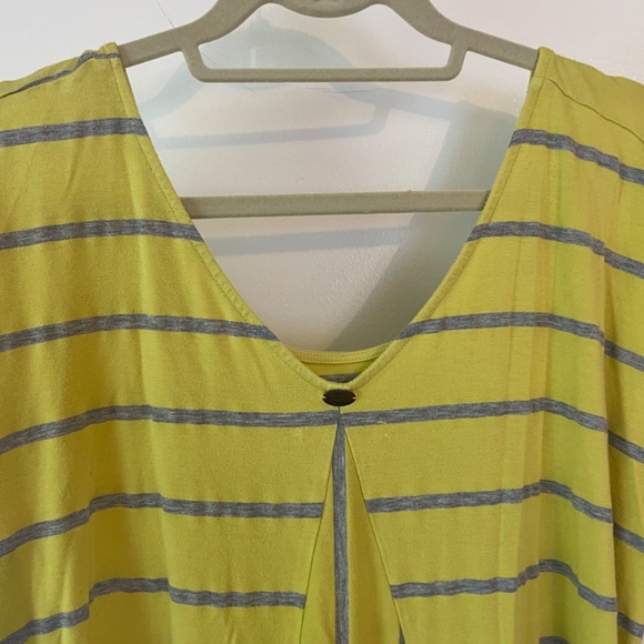 Anthropologie Pure + Good Yellow Striped Tunic - Picture 5 of 7